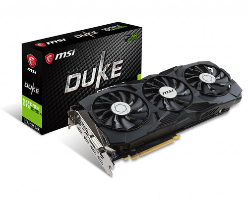 Περισσότερες πληροφορίες για "MSI GEFORCE GTX 1080 TI DUKE 11G OC"