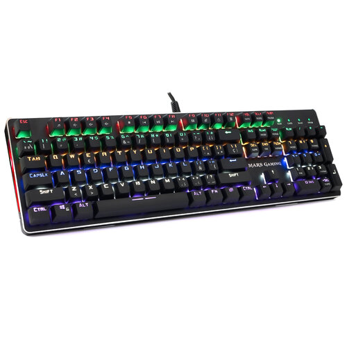 Περισσότερες πληροφορίες για "Mars Gaming MK4BR (Μαύρο/USB/RGB LED)"