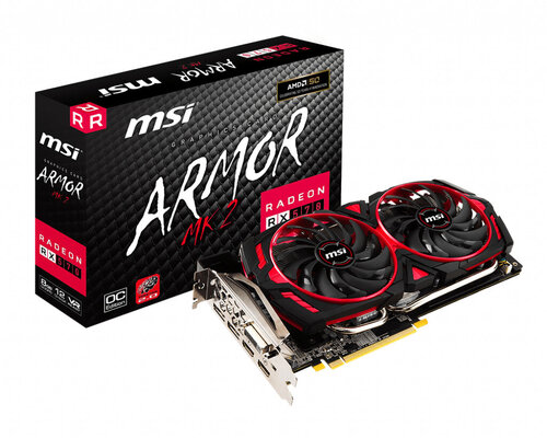 Περισσότερες πληροφορίες για "MSI RADEON RX 570 ARMOR MK II 8G OC"