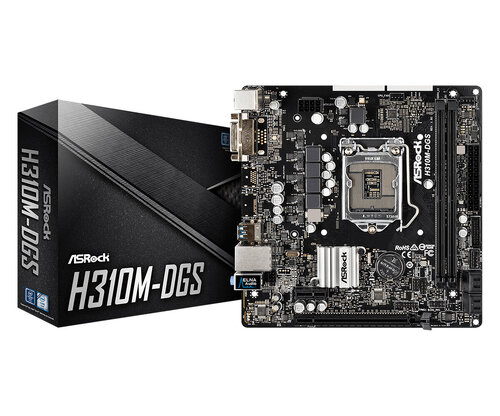 Περισσότερες πληροφορίες για "Asrock H310M-DGS"