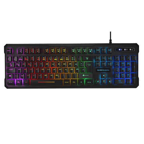 Περισσότερες πληροφορίες για "Mars Gaming MK218DE (Μαύρο/USB/RGB LED)"