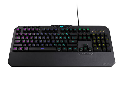 Περισσότερες πληροφορίες για "ASUS TUF Gaming K5 (Μαύρο/USB/RGB LED)"