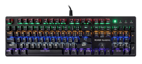 Περισσότερες πληροφορίες για "Mars Gaming MK4RITALY (Μαύρο/USB/RGB LED)"