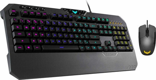 Περισσότερες πληροφορίες για "ASUS TUF Gaming Combo (Μαύρο/USB/RGB LED)"