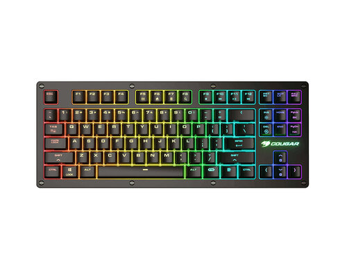 Περισσότερες πληροφορίες για "COUGAR Gaming PURI TKL RGB (Μαύρο/USB/RGB LED)"