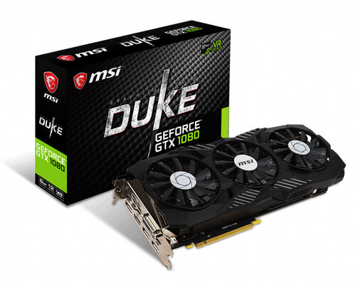 Περισσότερες πληροφορίες για "MSI GTX 1080 DUKE 8G OC"