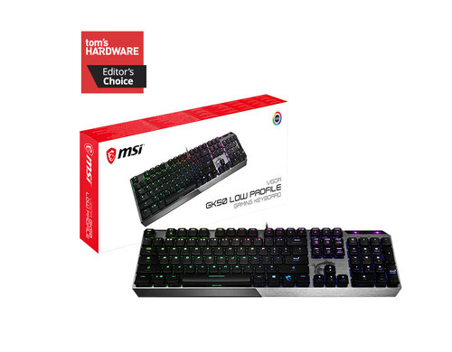 Περισσότερες πληροφορίες για "MSI Vigor GK50 (Μαύρο/USB/RGB LED)"