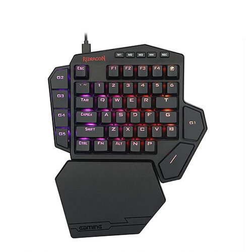 Περισσότερες πληροφορίες για "REDRAGON K585RGB (Μαύρο/USB/RGB LED)"