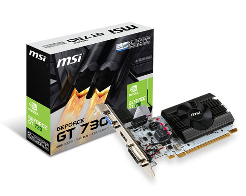 Περισσότερες πληροφορίες για "MSI NVIDIA GeForce GT 730"