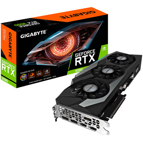 Περισσότερες πληροφορίες για "Gigabyte GeForce RTX 3090 GAMING OC 24G"