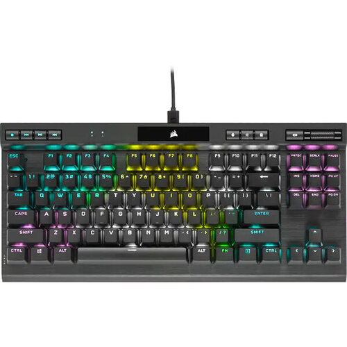 Περισσότερες πληροφορίες για "Corsair K70 RGB TKL CHAMPION SERIES (Μαύρο/USB/RGB LED)"