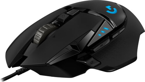 Περισσότερες πληροφορίες για "Logitech G G502 HERO High Performance Gaming Mouse (Μαύρο, Μπλε/25600DPI)"