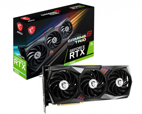 Περισσότερες πληροφορίες για "MSI RTX 3060 GAMING Z TRIO 12G"