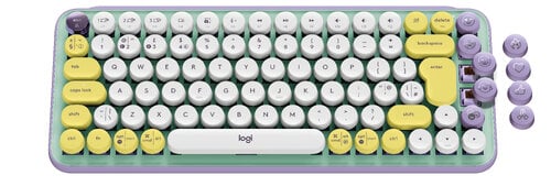 Περισσότερες πληροφορίες για "Logitech POP Keys Wireless Mechanical Keyboard With Emoji (Χρώμα δυόσμου/RF Wireless + Bluetooth)"