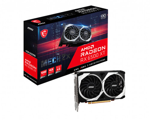 Περισσότερες πληροφορίες για "MSI RADEON RX 6500 XT MECH 2X 4G OC"