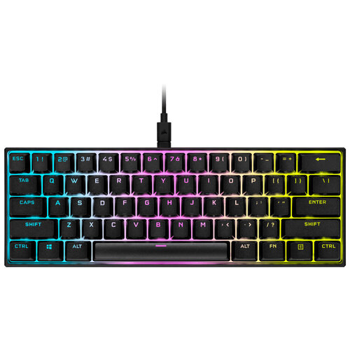 Περισσότερες πληροφορίες για "Corsair K65 RGB MINI 60% Mechanical Gaming (Μαύρο/USB/RGB LED)"