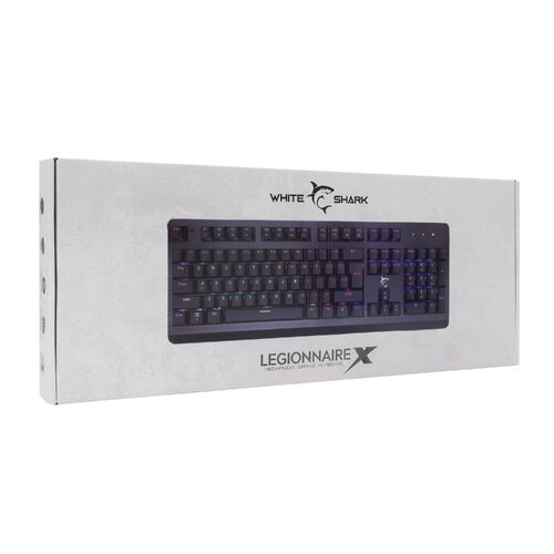 Περισσότερες πληροφορίες για "White Shark LEGIONNAIRE-X (Μαύρο/USB/RGB LED)"