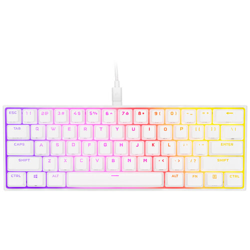 Περισσότερες πληροφορίες για "Corsair CLAVIER GAMER MÉCANIQUE (CHERRY MX RED) K65 MINI 60% RGB (BLANC) (Άσπρο)"