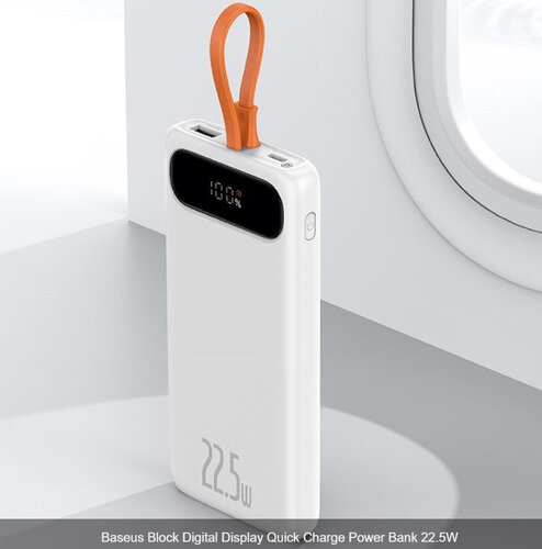 Περισσότερες πληροφορίες για "Baseus Power Bank Block (Άσπρο/20000mAh)"