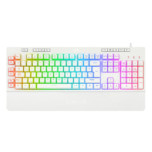 Περισσότερες πληροφορίες για "REDRAGON Teclado Gamer Shiva RGB (Άσπρο/USB/RGB LED)"