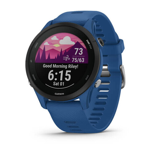 Περισσότερες πληροφορίες για "Garmin Forerunner 255 (46mm/Μπλε/Ενισχυμένο πολυμερές από ανθρακονήματα (CFRP))"