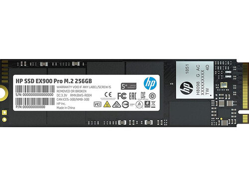 Περισσότερες πληροφορίες για "HP EX900 Pro M.2 256GB (256 GB/PCI Express 3.0)"