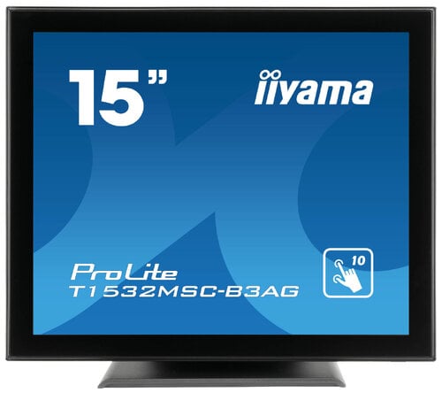 Περισσότερες πληροφορίες για "iiyama ProLite T1532MSC-B3AG (15")"