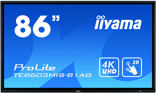 Περισσότερες πληροφορίες για "iiyama ProLite TE8603MIS-B1AG (86"/4K Ultra HD)"