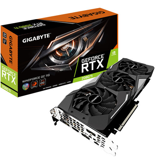 Περισσότερες πληροφορίες για "Gigabyte GeForce RTX 2080 Ti WINDFORCE OC 11G"