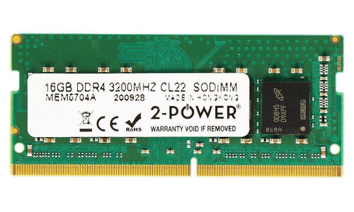 Περισσότερες πληροφορίες για "2-Power MEM5704A (16 GB/DDR4/3200MHz)"