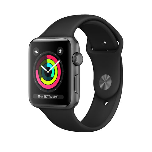 Περισσότερες πληροφορίες για "Apple Watch Series 3 (42mm/Γκρι/Αλουμίνιο)"