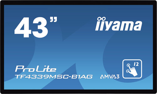 Περισσότερες πληροφορίες για "iiyama ProLite TF4339MSC-B1AG (43"/Full HD)"