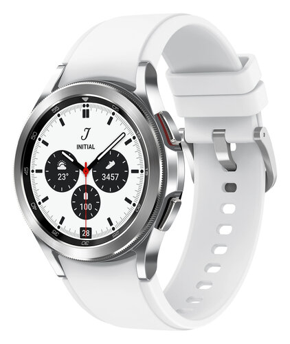 Περισσότερες πληροφορίες για "Samsung Galaxy Watch4 Classic (42mm/LTE/Ασημί/Ανοξείδωτο ατσάλι)"