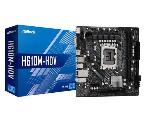 Περισσότερες πληροφορίες για "Asrock H610M-HDV"