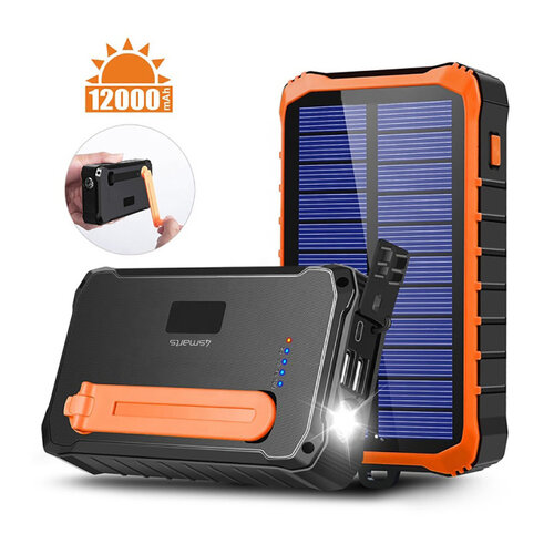 Περισσότερες πληροφορίες για "4smarts Solar Powerbank Prepper 12000mAh (Μαύρο/12000mAh)"