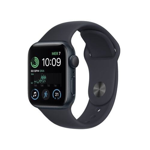 Περισσότερες πληροφορίες για "Apple Watch 194253157298 SE GPS 40mm Midnight Aluminium Case with Sport Band - Regular (40mm/Μαύρο)"