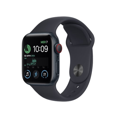 Περισσότερες πληροφορίες για "Apple Watch 194253164791 SE GPS + Cellular 40mm Midnight Aluminium Case with Sport Band - Regular (40mm/Μαύρο)"