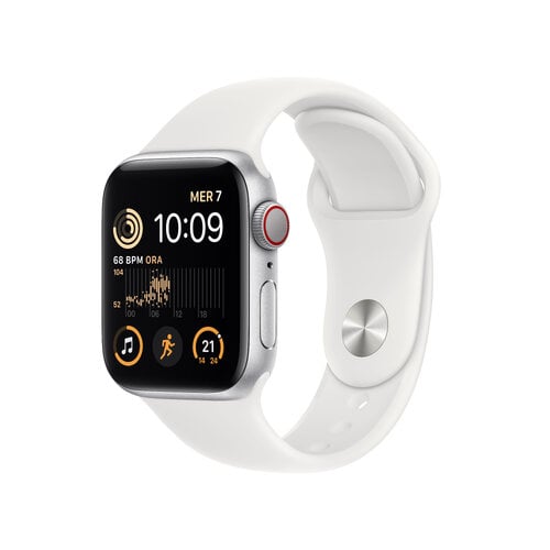 Περισσότερες πληροφορίες για "Apple Watch 194253165101 SE GPS + Cellular 40mm Silver Aluminium Case with White Sport Band - Regular (40mm/Ασημί)"