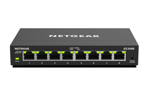 Περισσότερες πληροφορίες για "NETGEAR GS308E-100AUS"