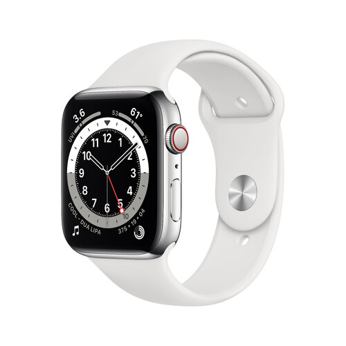 Περισσότερες πληροφορίες για "Apple Watch Series 6 (44mm/LTE/Ασημί/Ανοξείδωτο ατσάλι)"