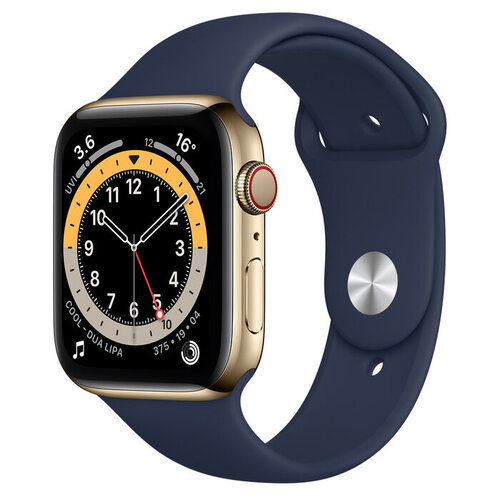 Περισσότερες πληροφορίες για "Apple Watch Series 6 (44mm/LTE/Χρυσός (Χρυσό)/Ανοξείδωτο ατσάλι)"