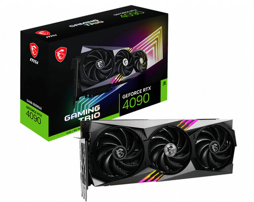 Περισσότερες πληροφορίες για "MSI RTX 4090 GAMING TRIO 24G"