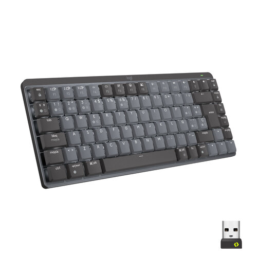 Περισσότερες πληροφορίες για "Logitech MX Mini Mechanical (Γραφίτης, Γκρι/RF Wireless + Bluetooth)"