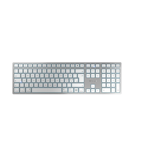 Περισσότερες πληροφορίες για "CHERRY KW 9100 SLIM FOR MAC (Ασημί/USB + Bluetooth)"