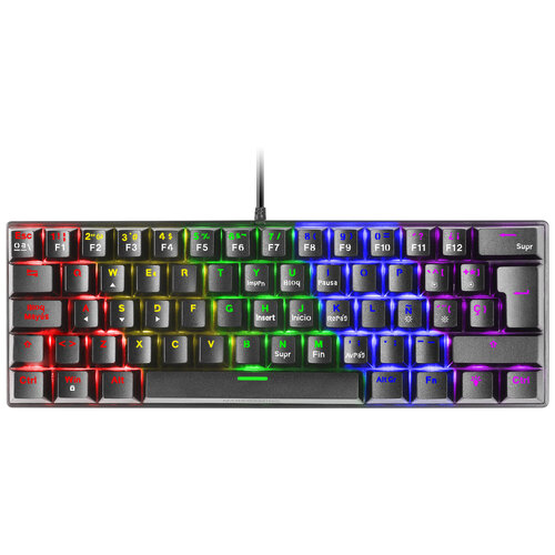 Περισσότερες πληροφορίες για "Mars Gaming MK60 (Μαύρο/USB/RGB LED)"