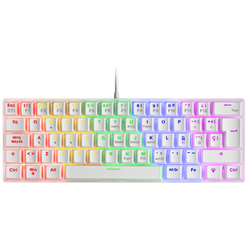 Περισσότερες πληροφορίες για "Mars Gaming MK60WRES (Άσπρο/USB/RGB LED)"