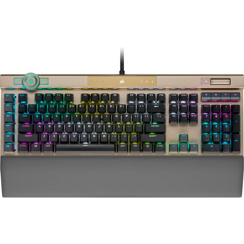 Περισσότερες πληροφορίες για "Corsair K100 RGB (Χρυσό/USB/RGB LED)"