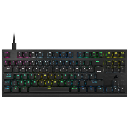 Περισσότερες πληροφορίες για "Corsair K60 PRO TKL (Μαύρο/USB/LED)"