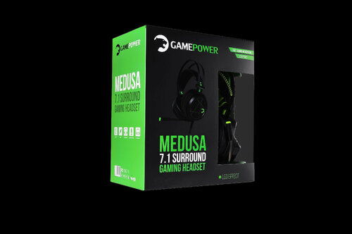 Περισσότερες πληροφορίες για "GAMEPOWER MEDUSA (Μαύρο, Πράσινο/Ενσύρματα)"