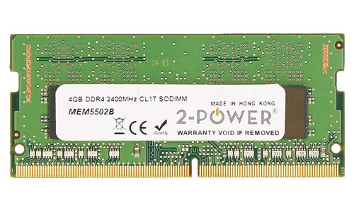 Περισσότερες πληροφορίες για "2-Power 2P-Z4Y84AA#ABU (4 GB/DDR4/2400MHz)"